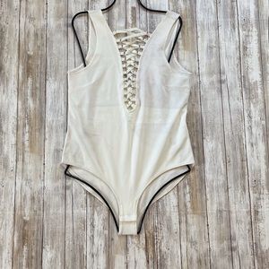 Bardot Australia Lace Up Kara Bodysuit